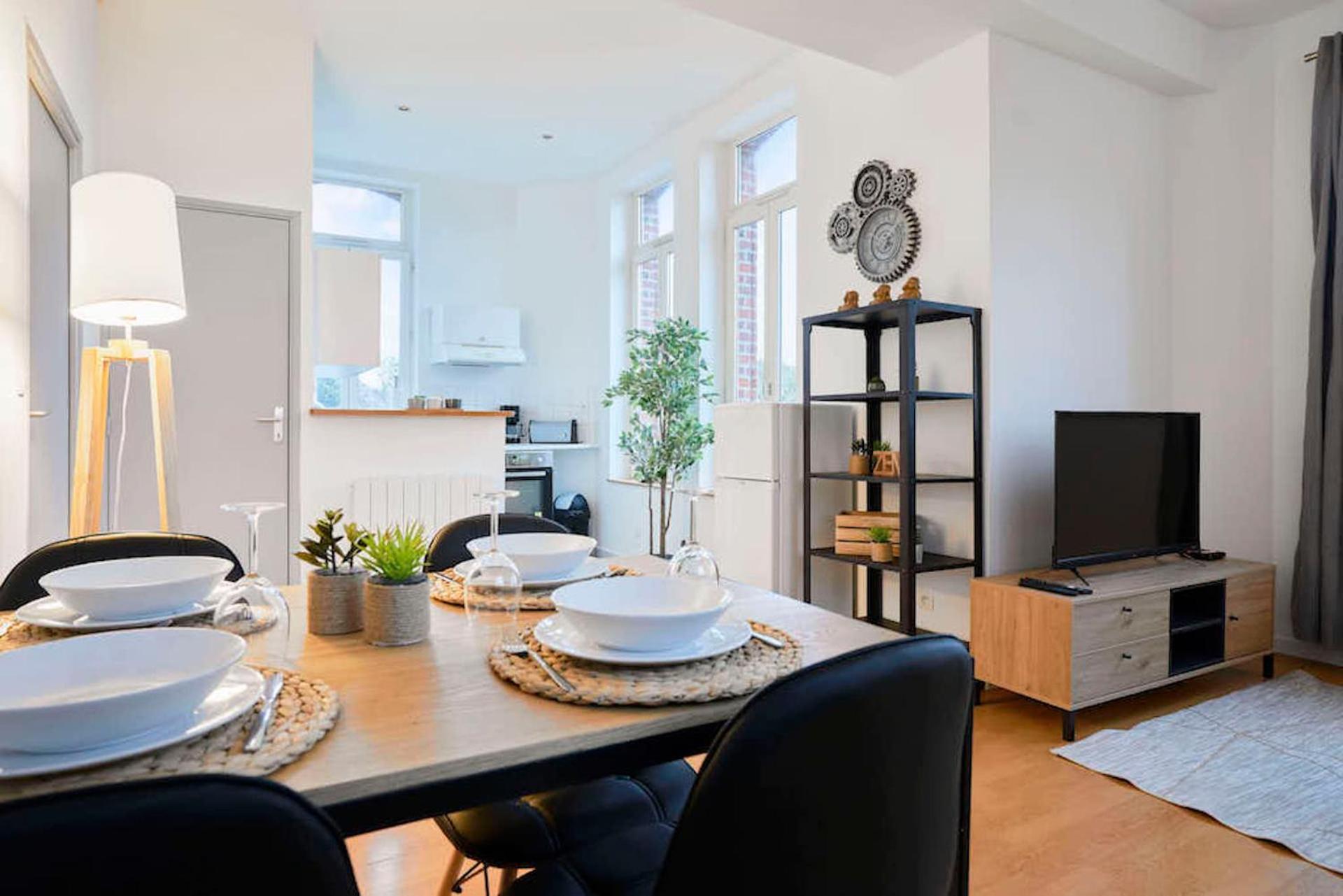Locationstourcoing - Le Duplex Daire Dış mekan fotoğraf
